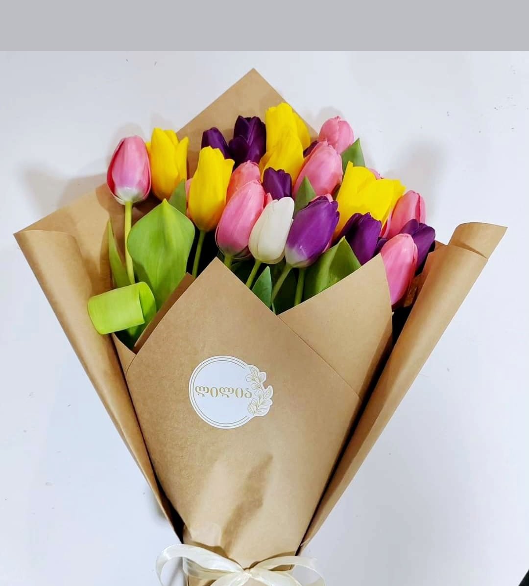 Букет тюльпанов, 25 штук