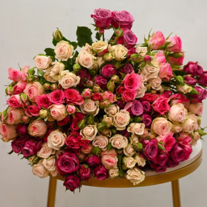 25 веток спрей-роз